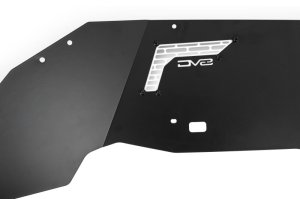 Ford Bronco Inner Fender Liners - Rear - DV8 Offroad - Aluminum - Satin Black - `21-`25